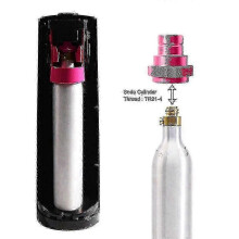 Quick Connect CO2 Adapter compatible with Sodastream Duo Art Terra TR21-4 Thread Aluminium Alloy Copper for CO2 Cylinders