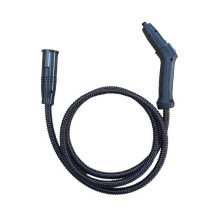 Tuyau d'extension pour nettoyeur vapeur compatible avec Karcher SC1, SC1 EasyFix Premium 2.863-021.0, 235 cm, accessoire en plastique noir