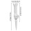 (White) 4-Prong Anti-Slip Golf Tees - 180 Rotating 2