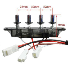 4 Button Universal Cooker Hood Control Switch Panel Compatible with Traditional Cooker Hoods Replacement for Damaged Panels