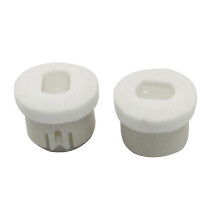 Affilacoltelli elettrico USB con copertura protettiva per lame seghettate in ceramica e metallo, ideale per affilare coltelli e forbici.