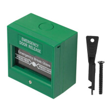 Glass Break Trigger Emergency Exit Button Fireproof Material for Access Control System Safety Door Switch