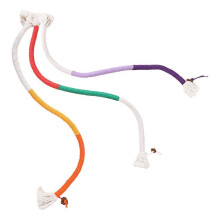 Corda da masticare per gatti con Silvervine, gioco interattivo in cotone per igiene dentale e attività indoor, 3 pezzi assortiti
