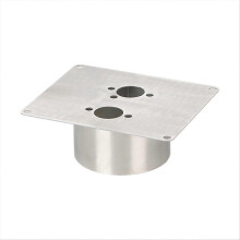 Heater Mounting Plate Turret Planar Stainless Steel 60mm Depth No Cutting or Splicing Required Photo Color