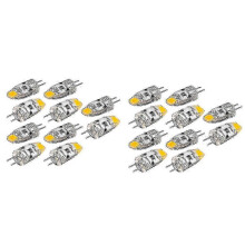 G4 LED Bulb 12V DC Dimmable 1.5W, 360 Lighting, IP65, Compatible with 15W Halogen Lamp, 20-Pack