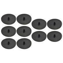 Espresso Machine Backflush Disc Compatible with Portafilter - Black Rubber Cleaning Gasket for Brewing Head Maintenance
