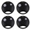 Garage Door Remote Controller Compatible with SMILO SM2 SM4 433.92MHz Rolling Code 4 Pack 2 Buttons Black ABS 10-150m Open Range 1