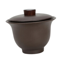 Tetera Zisha Gaiwan con filtro incorporado de 150 ml, juego de té de viaje de arcilla Zisha para té de hojas sueltas.