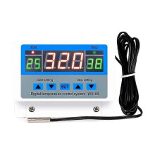 Digital Temperature Controller AC220V 5000W 30A Thermostat -19 to 99 Temperature Control for Heating and Cooling Applications