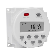 7 Day Programmable Timer 220V AC 16A 3500W Digital LCD Switch for Lights & Heating Equipment
