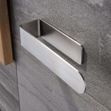 Towel Ring Without Drilling 304 Stainless Steel Self-adhesive Waterproof Anti-rust Wire Drawing Load 5-20kg 24*4*4.5cm