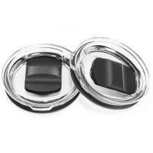 Coperchio di ricambio compatibile con bicchiere termico YETI da 10 oz, chiusura magnetica scorrevole a prova di schizzi, senza BPA e infrangibile
