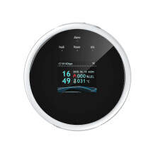 WiFi Gas Leak Detector with Smart APP Control, LCD Display, Fire Alarm, EU/UK/US Plug