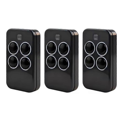 Télécommande Portail Garage 4 Canaux 433MHz Code Roulant Compatible XT4 433 RC - 3 Pcs