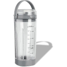 18oz Blending Vessel Cup with Cap, Sip Lid and Carry Handle Compatible with Ninja Blast BC100 and BC151 Series Blenders