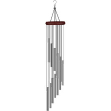 Windspiel mit 12 Aluminiumlegierungsröhren für Garten, Terrasse und Fensterdekoration – Sanfter Klang