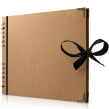 Scrapbook-Album, 18 x 18 cm, 36 Seiten, Spiralbindung mit Hardcover