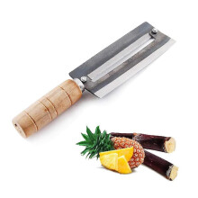 Schälmesser aus Kohlenstoffstahl mit breiter Klinge und ergonomischem Griff für Obst und Gemüse