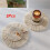 Macrame Coasters Set of 2, Boho Style Handmade Textile Drink Mat for Table Decor 1