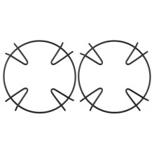 Cast Iron Stove Support, Compatible with 4 & 5 Burner Stoves, Set of 2, Heat-Resistant for Oven, Grill, Barbecue