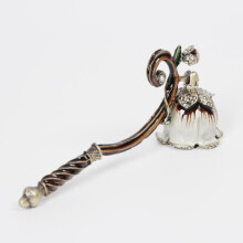 Kerzenlöscher mit langem Griff, Glockendeckel zum rauchfreien Löschen, Dochtlöscher