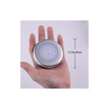 Motion Sensor LED Closet Light, 6 LEDs, 15s Auto-Off, 3m Detection, Battery Powered for Hallway Bedroom