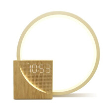 Bedside Lamp with USB Charging, Dimmable Light, Alarm Clock and Sleep Sounds