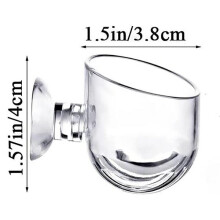 Vaso per piante acquatiche in acrilico con ventose per acquario, vaso trasparente per la decorazione di acquari.
