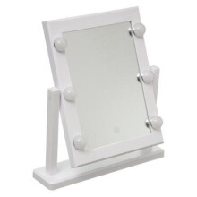 LED Cosmetic Mirror 37x40 cm with Warm White and Cold White Light Modes