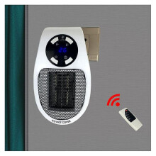 Mini riscaldatore portatile da 500 W con termostato regolabile e protezione contro il surriscaldamento, ideale per bagno, camera da letto e ufficio.