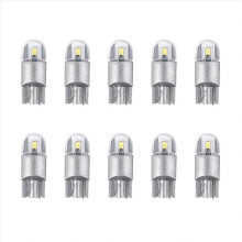 Lampadine LED T10 W5W, confezione da 10, 6000K, bianche, compatibili con Canbus, per interni auto e luci targa