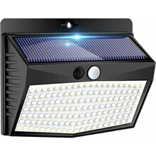 Solarbetriebene Außenleuchte mit Bewegungsmelder, 138 LEDs, 3 Beleuchtungsmodi, IP65 wasserdicht für Garten und Terrasse