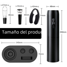 Electric Wine Opener Automatic with Foil Cutter and Preservation Fan for Kitchen and Bar