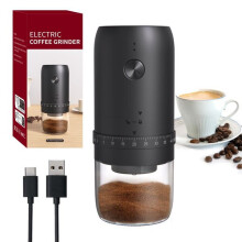 Macinacaffè elettrico con nucleo in ceramica e 40 impostazioni regolabili per espresso e French Press