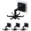 Rotating Folding Hook compatible with Universal Mounting, 180 Degree Vertical Flip Design for Under Counter Space Utilisation 1