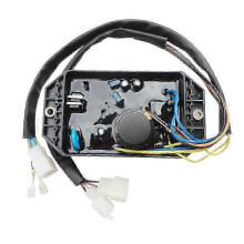 Diesel Generator Voltage Regulator AVR compatible with Kipor Kama 3-5KW KDE5000 KDE6500 KDE6700 Black Single Phase Circuit Protection