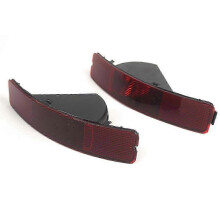 Gruppo ottico posteriore destro per paraurti compatibile con Volvo XC90 2003-2006, senza lampadina, in plastica rossa, codice articolo 8693008 8693012