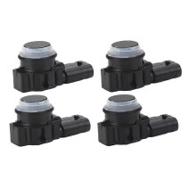PDC Parking Reversing Sensors 4 Pack Compatible with Peugeot Boxer Citroen Jumper Relay Ducato 2015-2023 Black Plastic