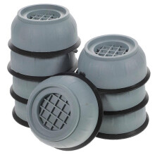 Semelles Anti-Vibrations pour Lave-Linge et Réfrigérateur, Compatibles Grandes Marques, Absorption des Chocs