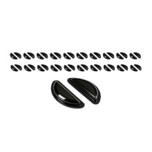 30 paar zwarte siliconen neuspads voor brillen, compatibel met Ray-Ban Meta Wayfarer RW4006 RW4008 RW4012 Gen2 Smart Glasses