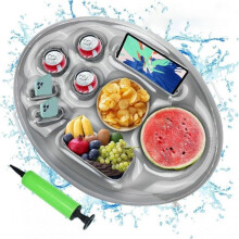 Inflatable Floating Drink Holder for Pool Hot Tub Lakes Rivers Beach Use