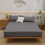 Super King Fitted Sheet 180x200 cm, 30 cm Deep Pocket, Dark Grey Polyester Microfiber (85 gsm) 1