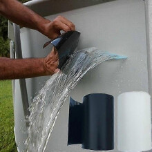 Waterproof Tape PVC Fiber Self-Adhesive Leakage Repair Sealing for Home Garden Water Pipe Black White Multiple Sizes 1PC