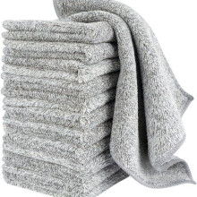 10-Pack Microfibre Towels Super Absorbent Quick-Drying for Home & Auto Cleaning