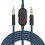 2M Replacement Audio Cable Compatible with Logitech GPRO X G233 G433 Headsets with Volume Control and Mute Function, Black 1
