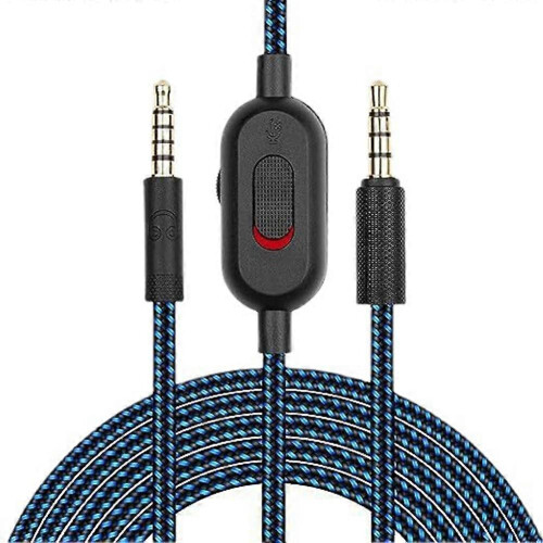 2M Replacement Audio Cable Compatible with Logitech GPRO X G233 G433 Headsets with Volume Control and Mute Function, Black