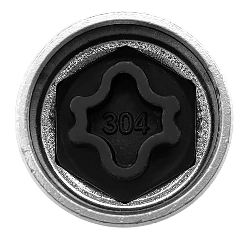 Anti Theft Wheel Nut Key Replacement Compatible With Mercedes Benz Steel Security Lock Socket Wrench Silver 6966168026914