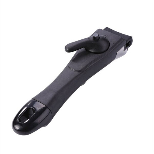 Removable Frying Pan Handle with Air Cooling Design, Bakelite Material, Black Colour for Secure Grip and Space Saving Storage