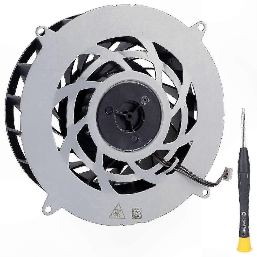Internal Cooling Fan Compatible With Playstation 5 Slim Console 19 Blade Dc 12V 1.69A 3-Pin 11541Gs-12M-Wb-01 Heat Dissipation Low Noise 6966168027416