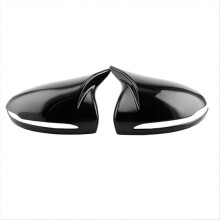 Taustapeilin suojus, kiiltävän musta, sarvimainen, yhteensopiva Mercedes-Benz W205 W213 W222 X253 ABS-pastan kanssa, 1 pari